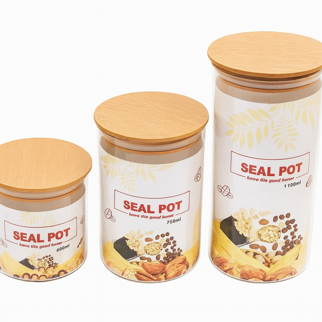 Frasco plástico con tapa hermética | 500 ml