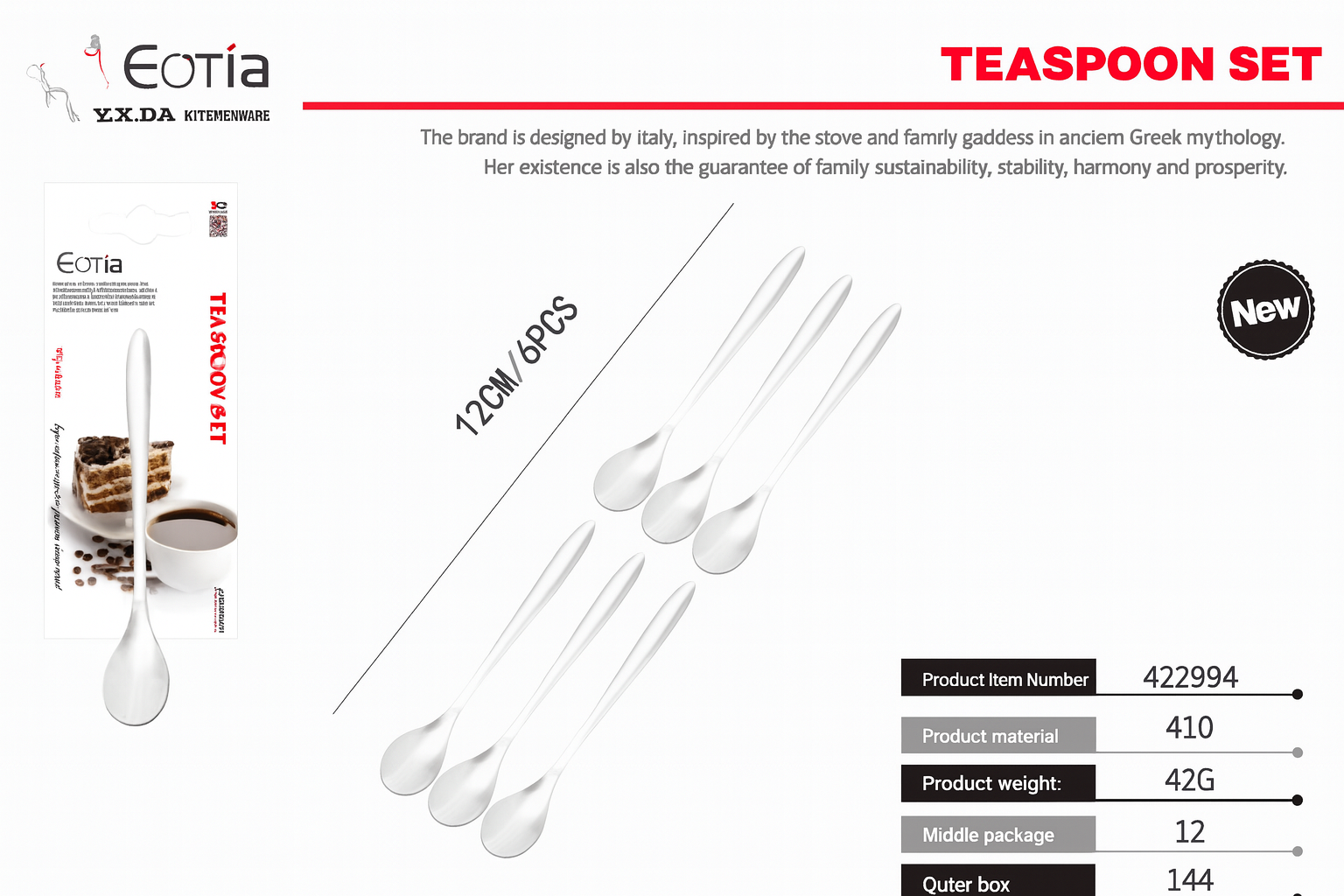 Juego de Cucharas 6 Piezas – Elegantes, Resistentes y Funcionales