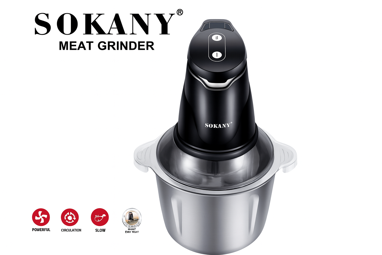 Moledor de Carne Eléctrico 110V – Potencia y Precisión en tu Cocina