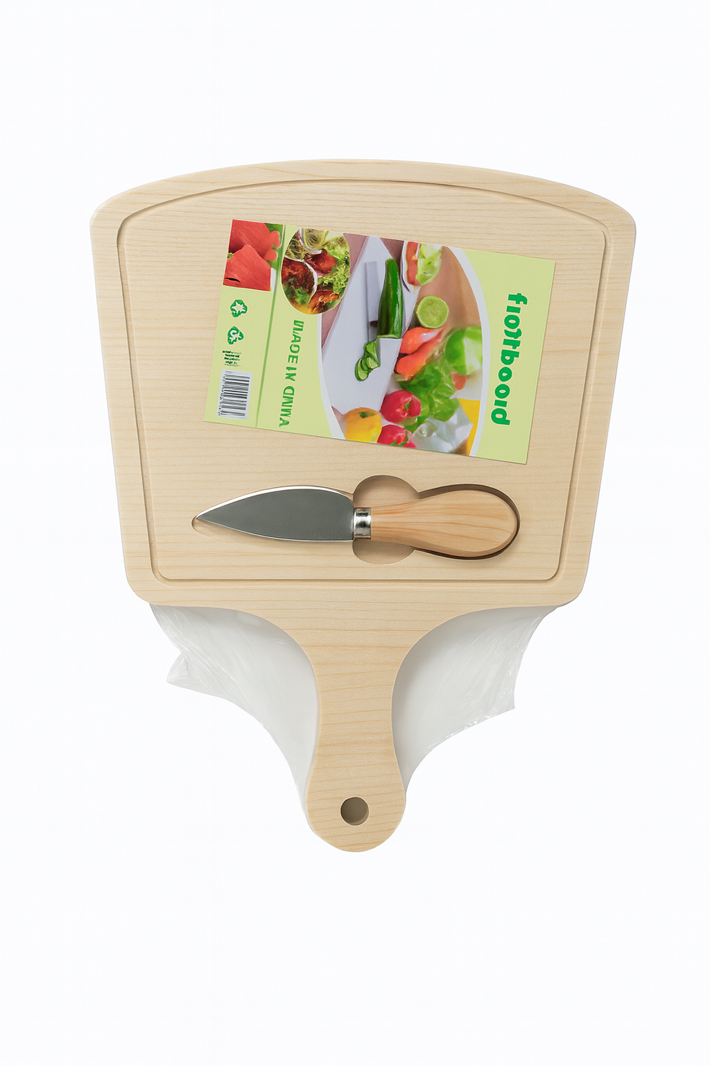 Tabla de bambu para queso 24*34*1.5cm