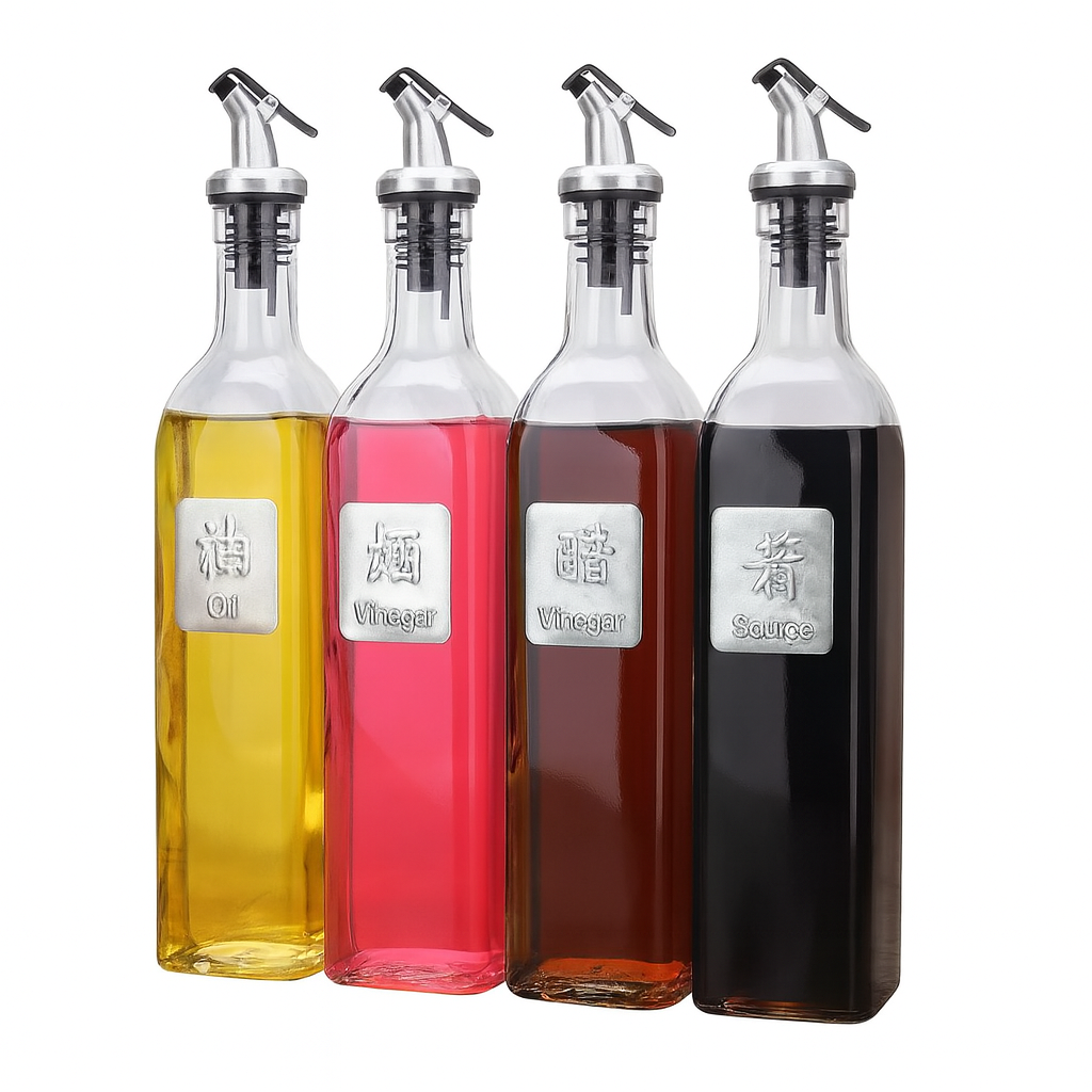 Dispensador de aceite de vidrio