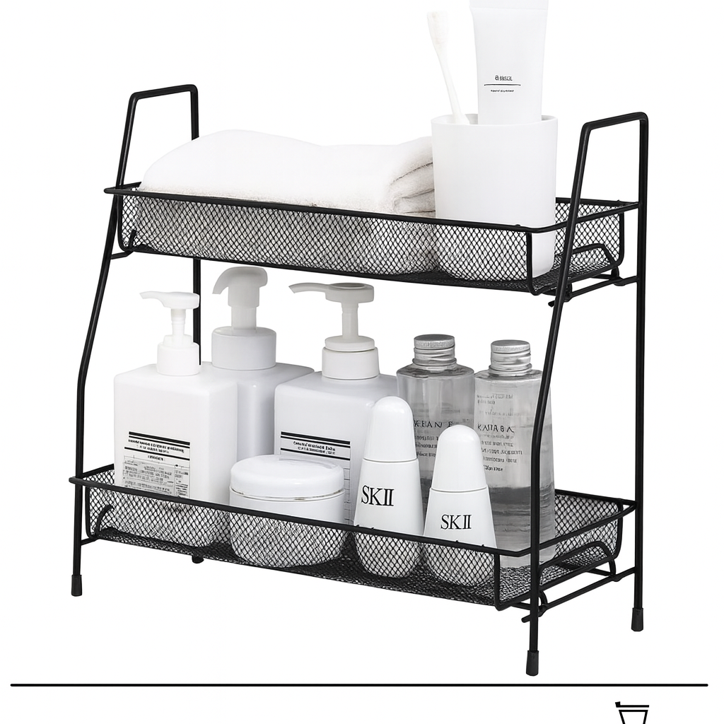 Estante Organizador de Metal– 31 × 17 × 33 cm | Multiusos y Resistente