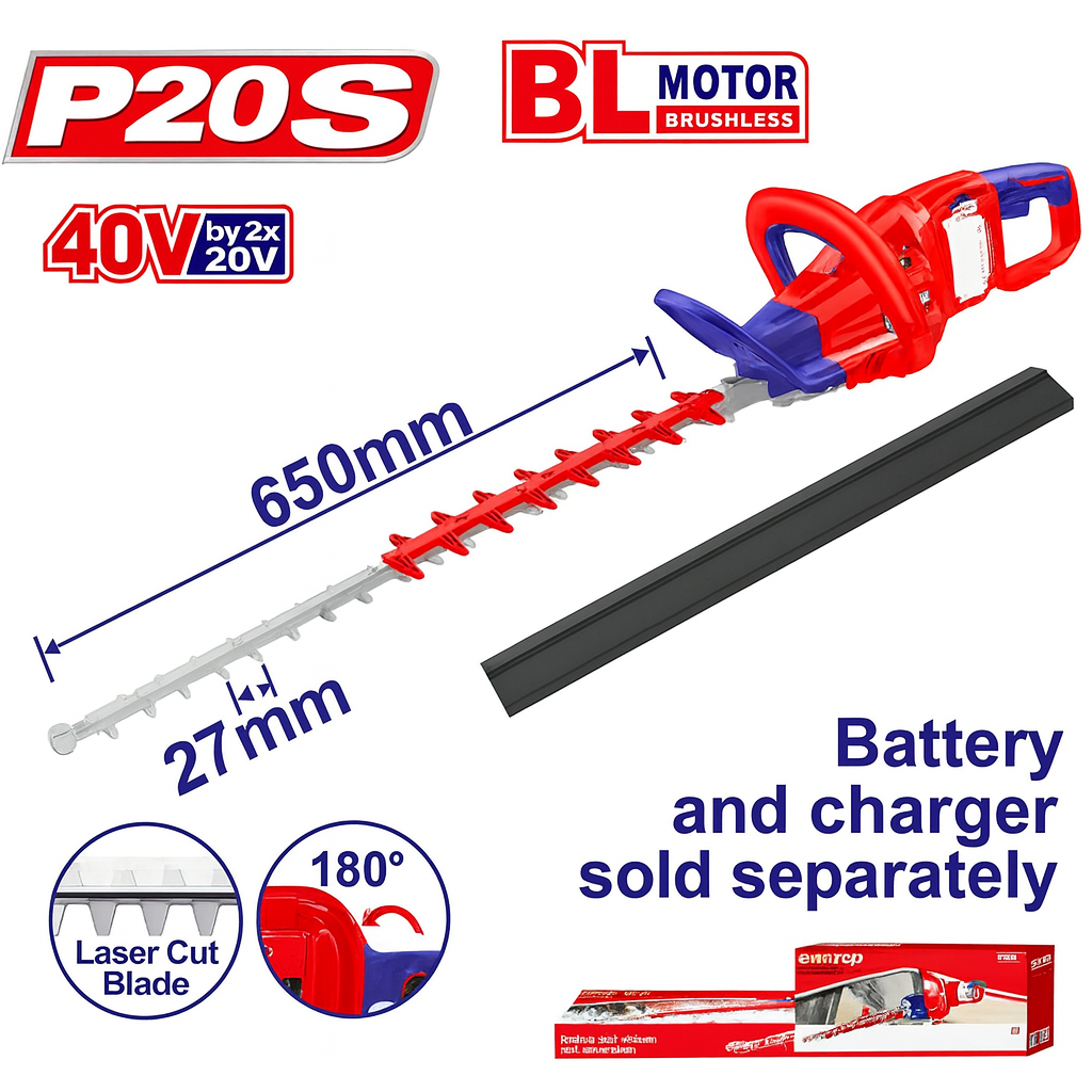 Cortasetos Inalámbrico 40V