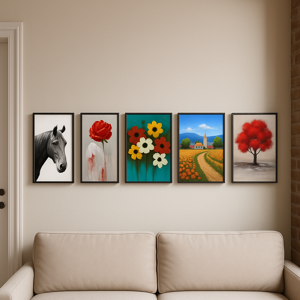 Cuadro Decorativo de Lujo (40x60 cm) - Toque Moderno y Elegante para Sala