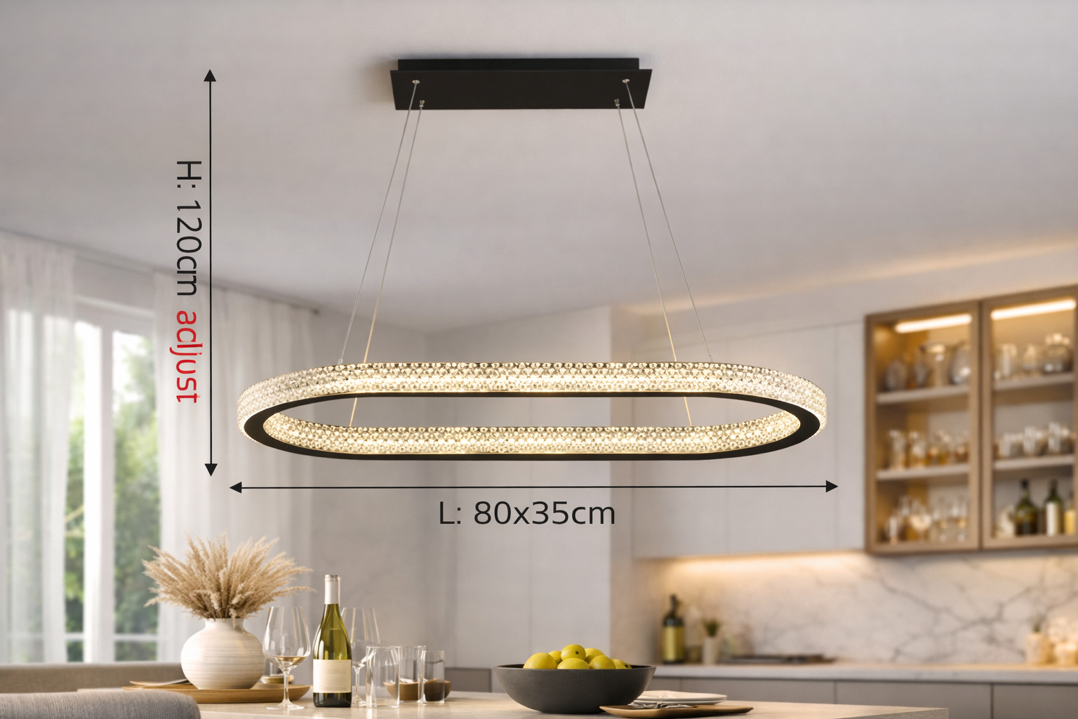 Lámpara LED Decorativa de Techo Colgante