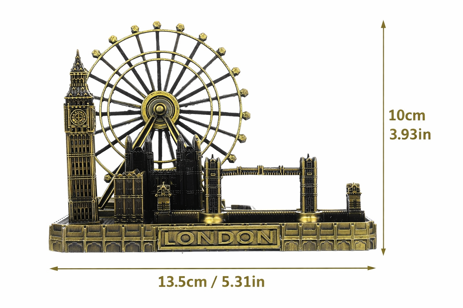 Adorno decorativo de puente de Inglaterra para mesa