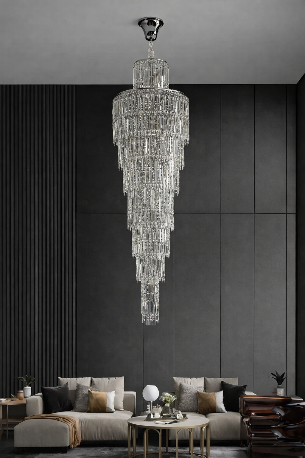 Lámpara de Cristal de Lujo