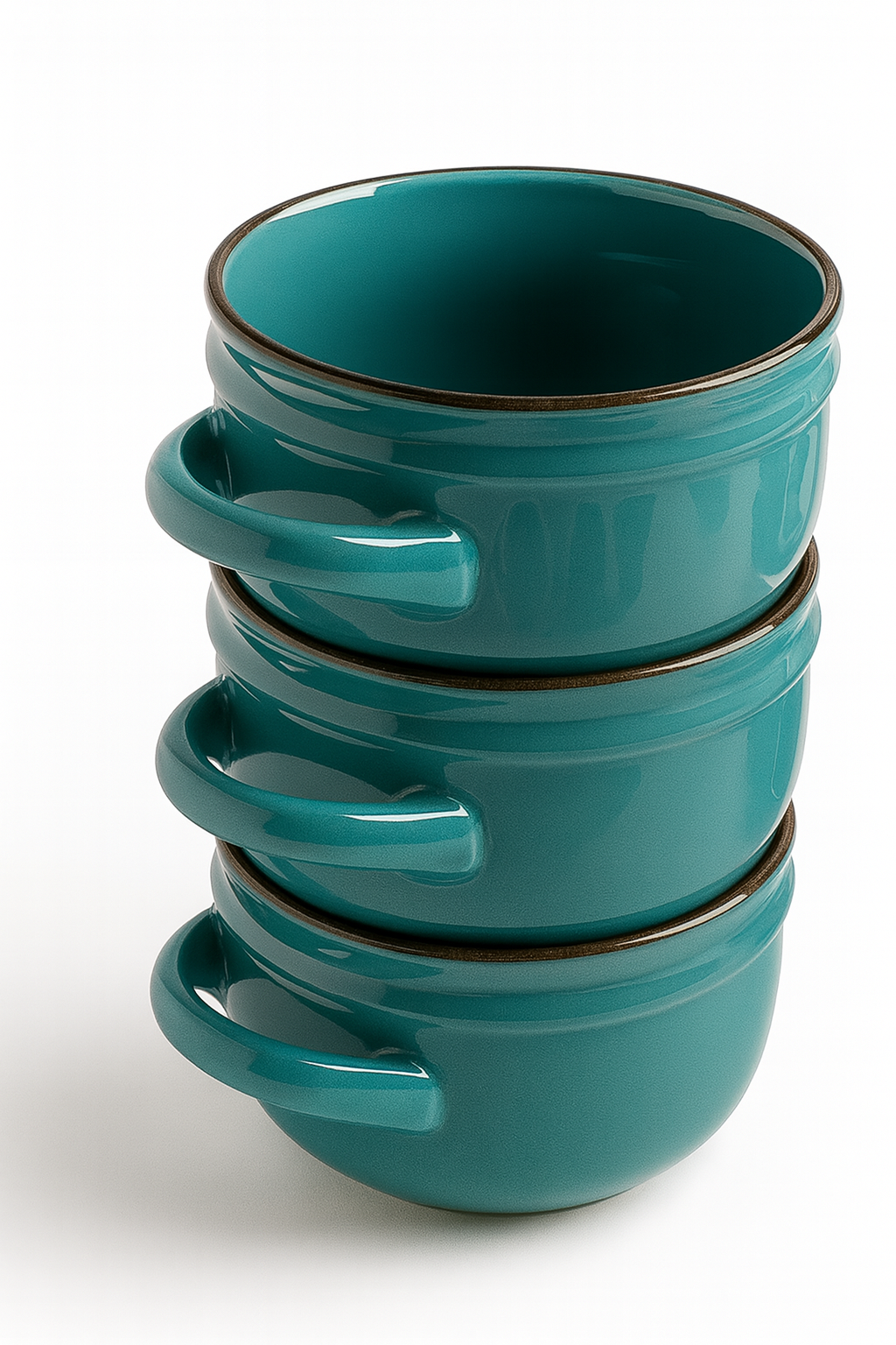 Set de ceramica, 8 piezas, 6840g total.