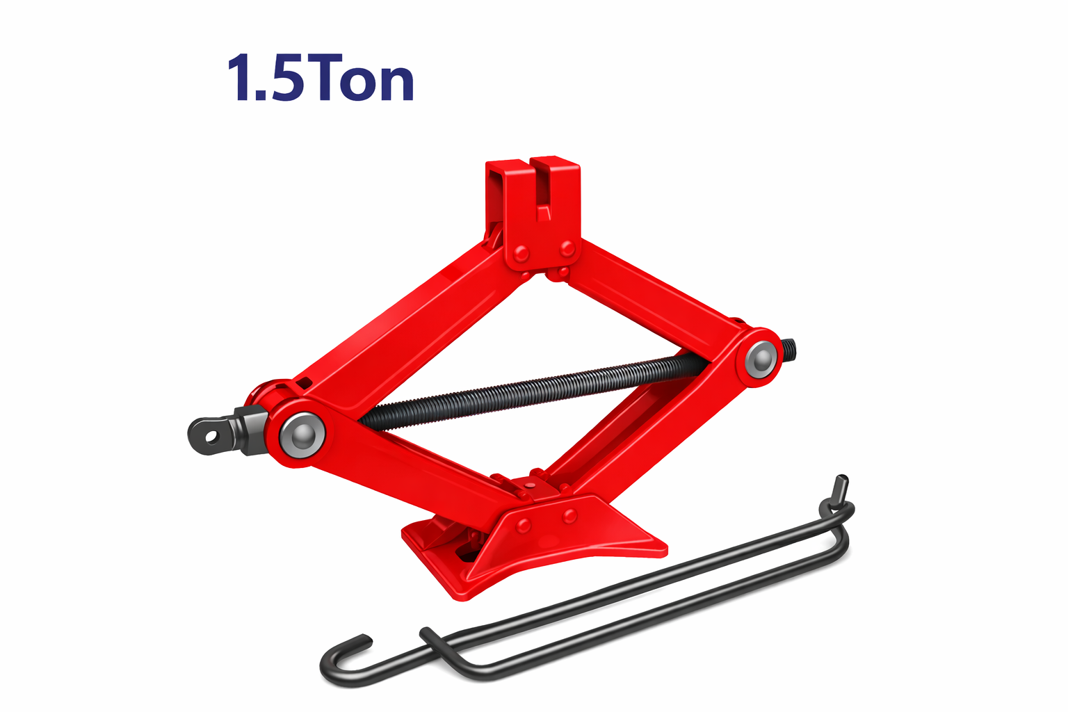 Gato de Tijera Mecánico EMTOP - Capacidad 1.5 Toneladas