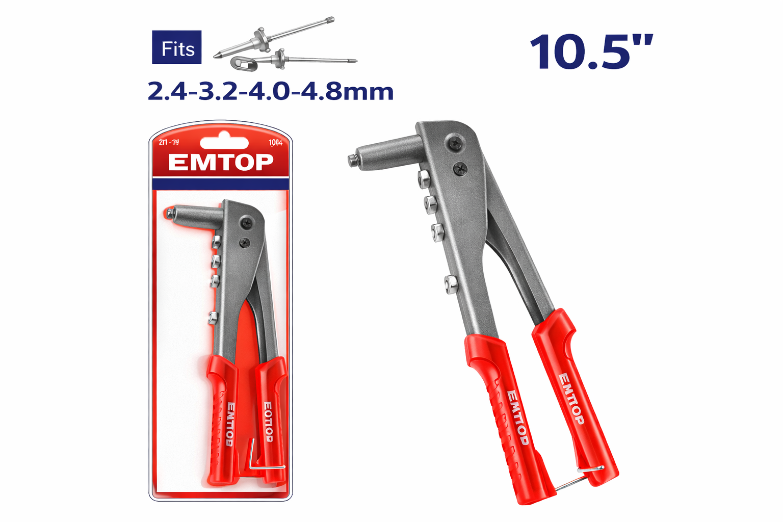 Remachadora Manual EMTOP – Precisión y Resistencia en tus Manos