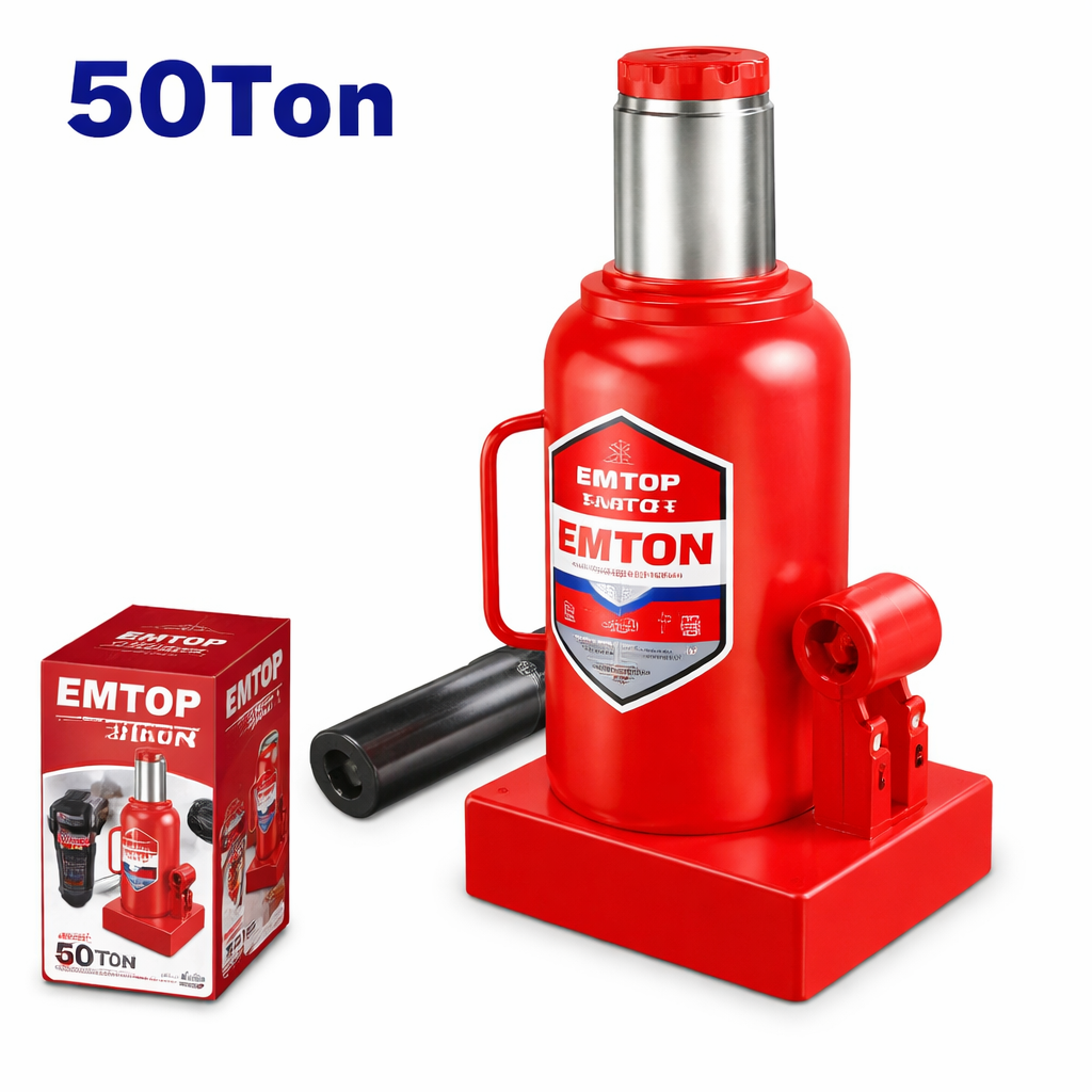 Gato Hidráulico de Botella EMTOP - Potencia Extrema y Fiabilidad Industrial