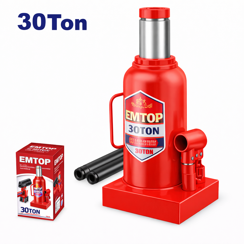 Gato Hidráulico de Botella EMTOP - Potencia Extrema y Fiabilidad Industrial