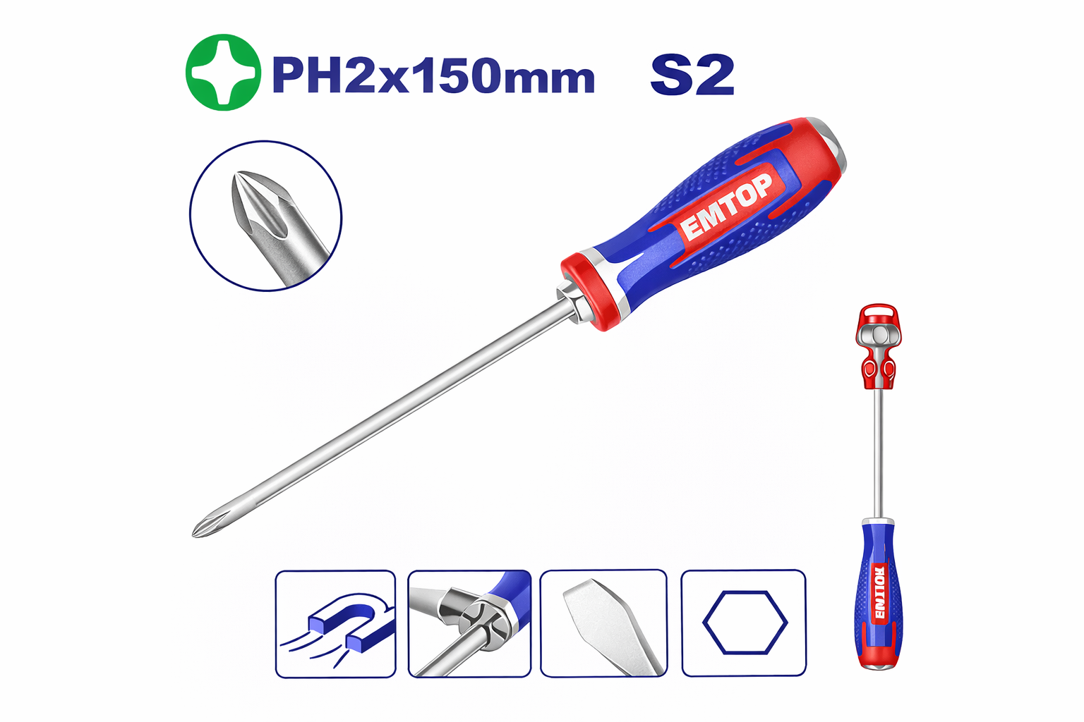 Destornilladores de Golpe EMTOP - Fuerza Industrial y Durabilidad
