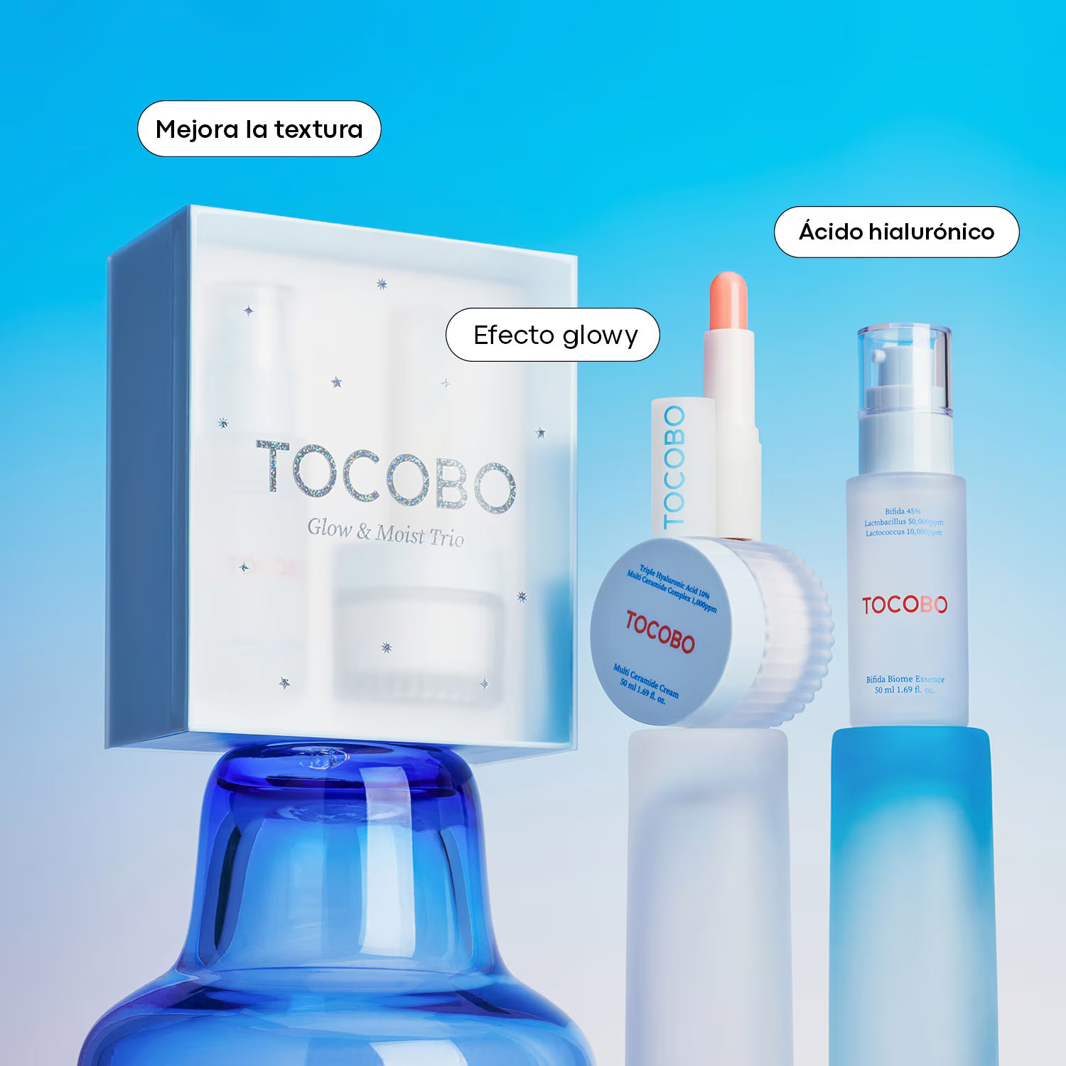[ TOCOBO ] GLOW & MOIST TRIO SET