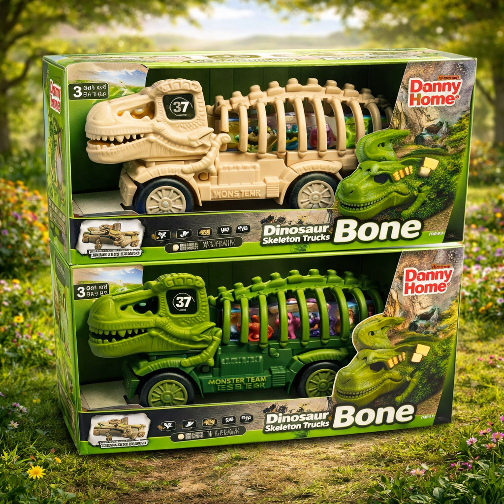 Carro Dinosaurio Esqueleto