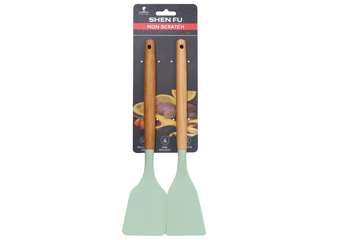 Espátula de silicona con mango