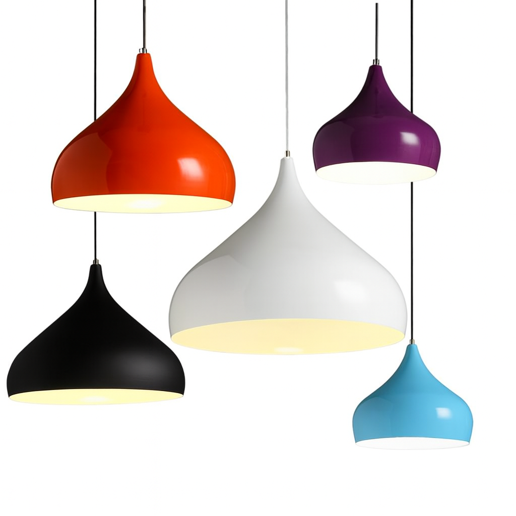 Lámpara LED de Techo – Color Rojo Ø300 mm
