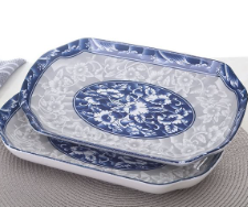 12.5" Plato rectangular