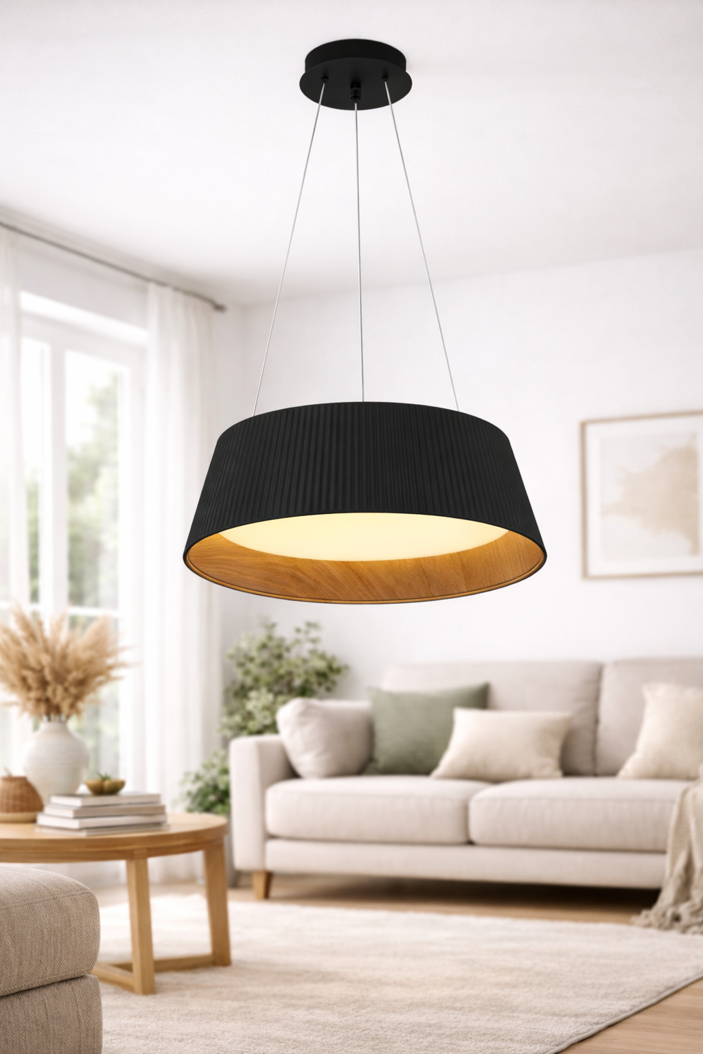 Lámpara Colgante LED Modern Black
