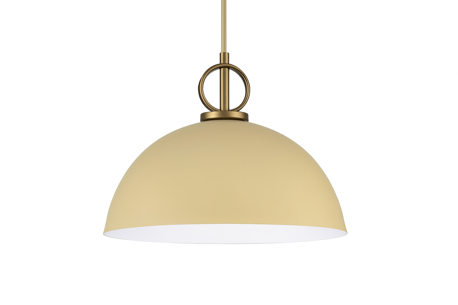 Lámpara LED de Techo Colgante – Amarillo Ø300 mm