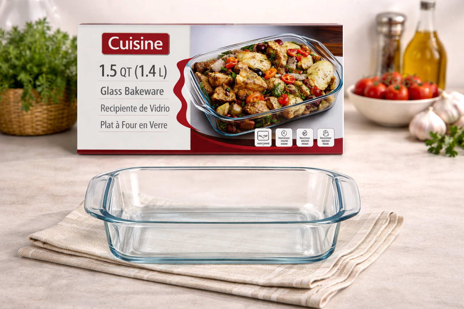 set de bandeja de vidrio para horno de 3 pie