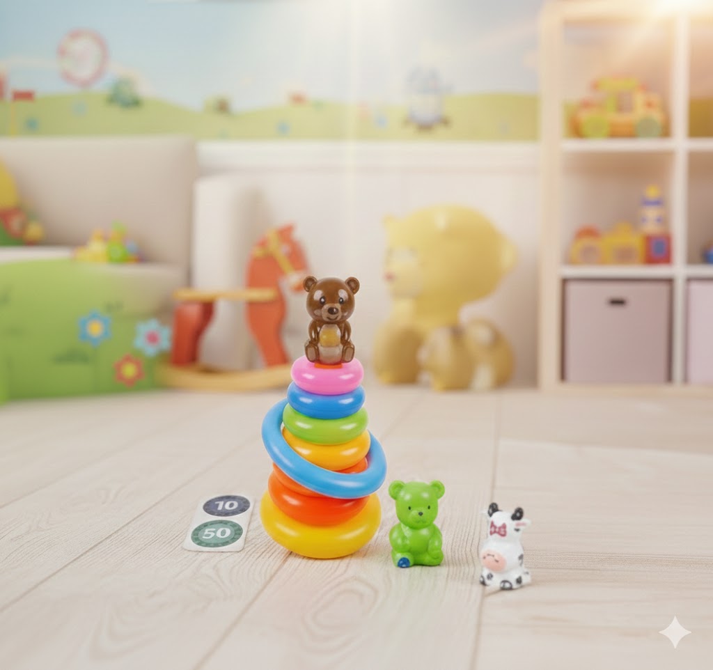 Juego educativo aros animales