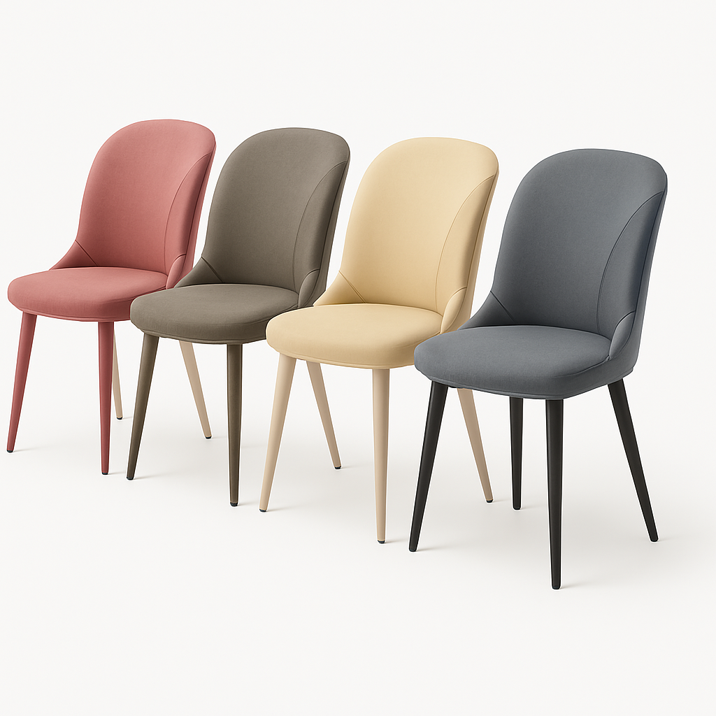 SILLA – Cuero Sintético + Metal | Moderna, Elegante y Súper Resistente