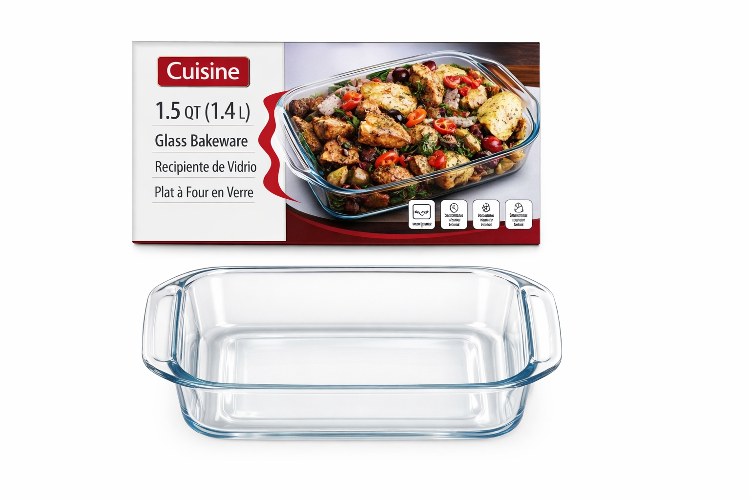 set de bandeja de vidrio para horno de 3 pie