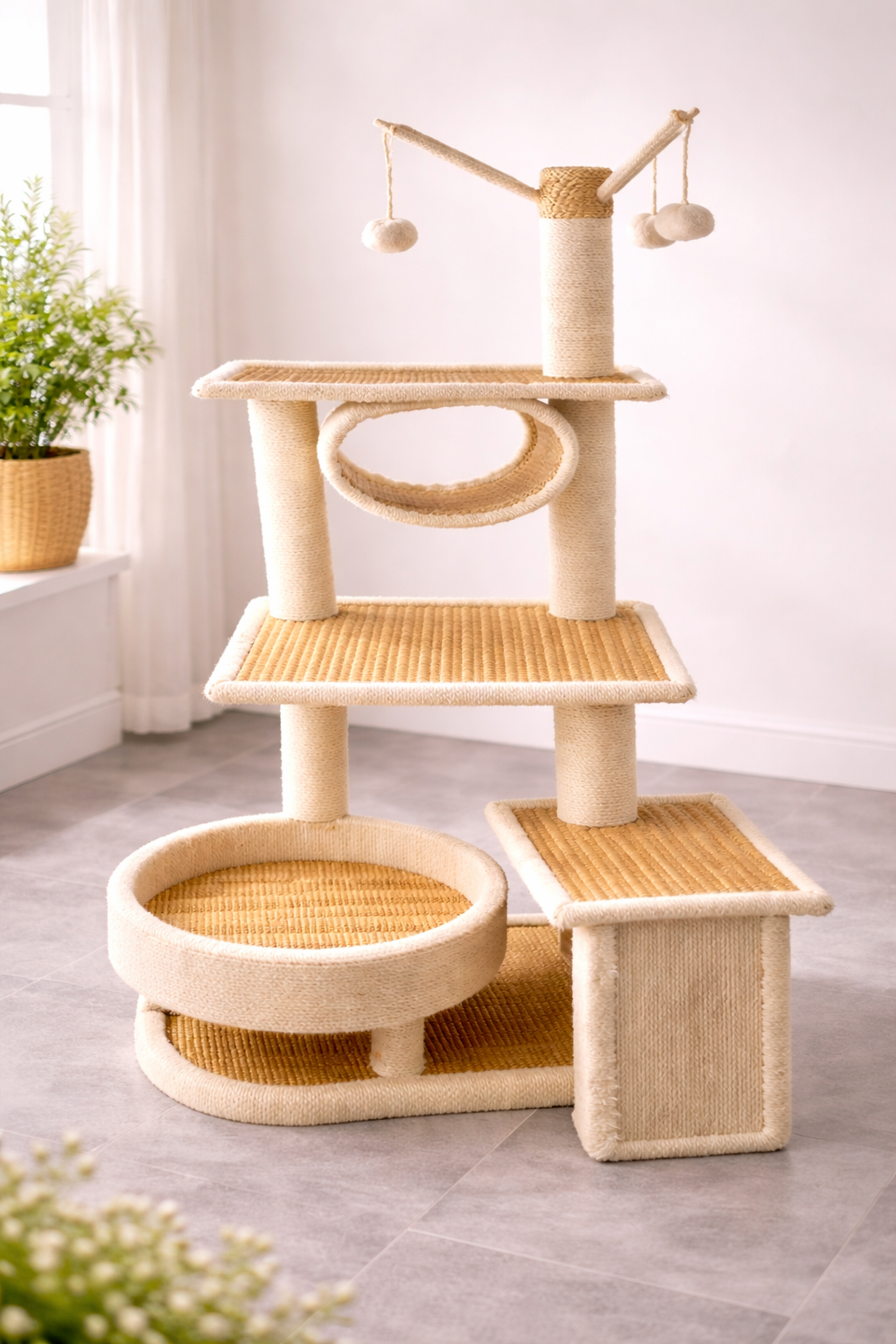 TORRE RASCADOR PARA GATOS