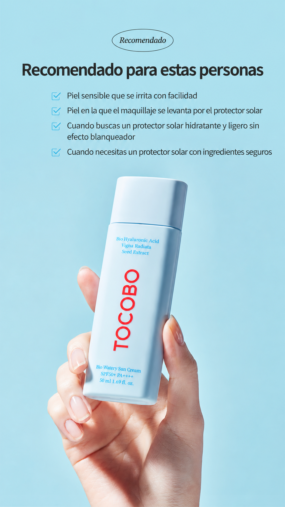 [ TOCOBO ] Bio Watery Sun Cream SPF50+ PA++++