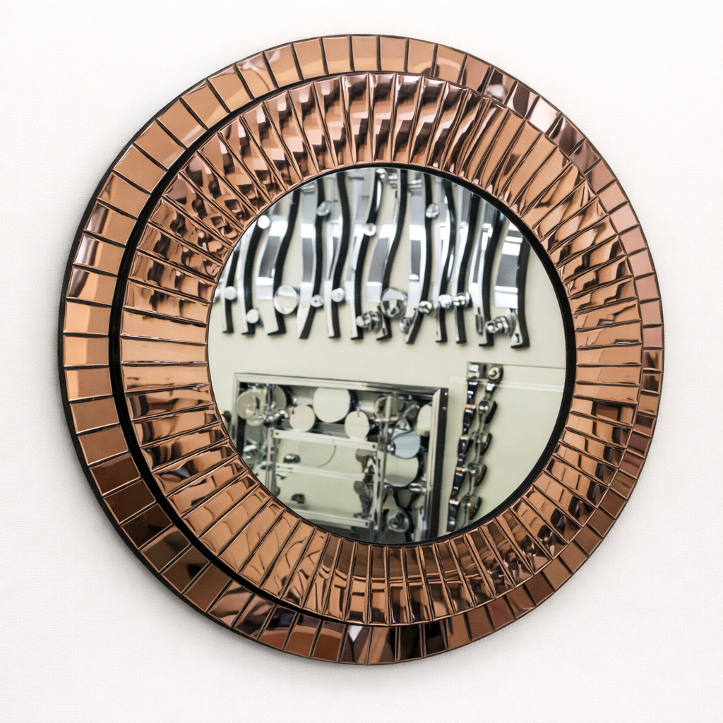 Espejo de lujo circular