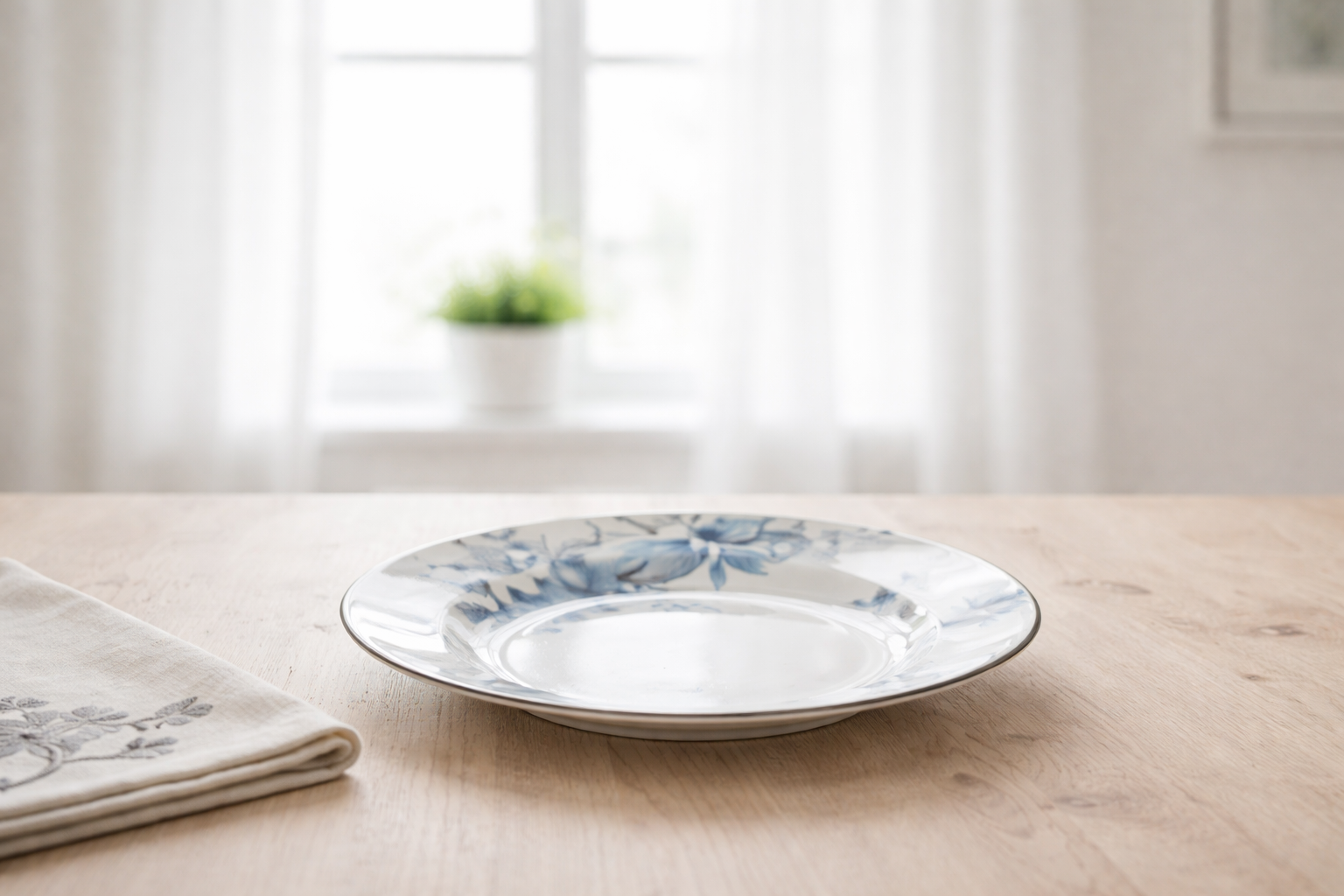 Plato sopero con estampado