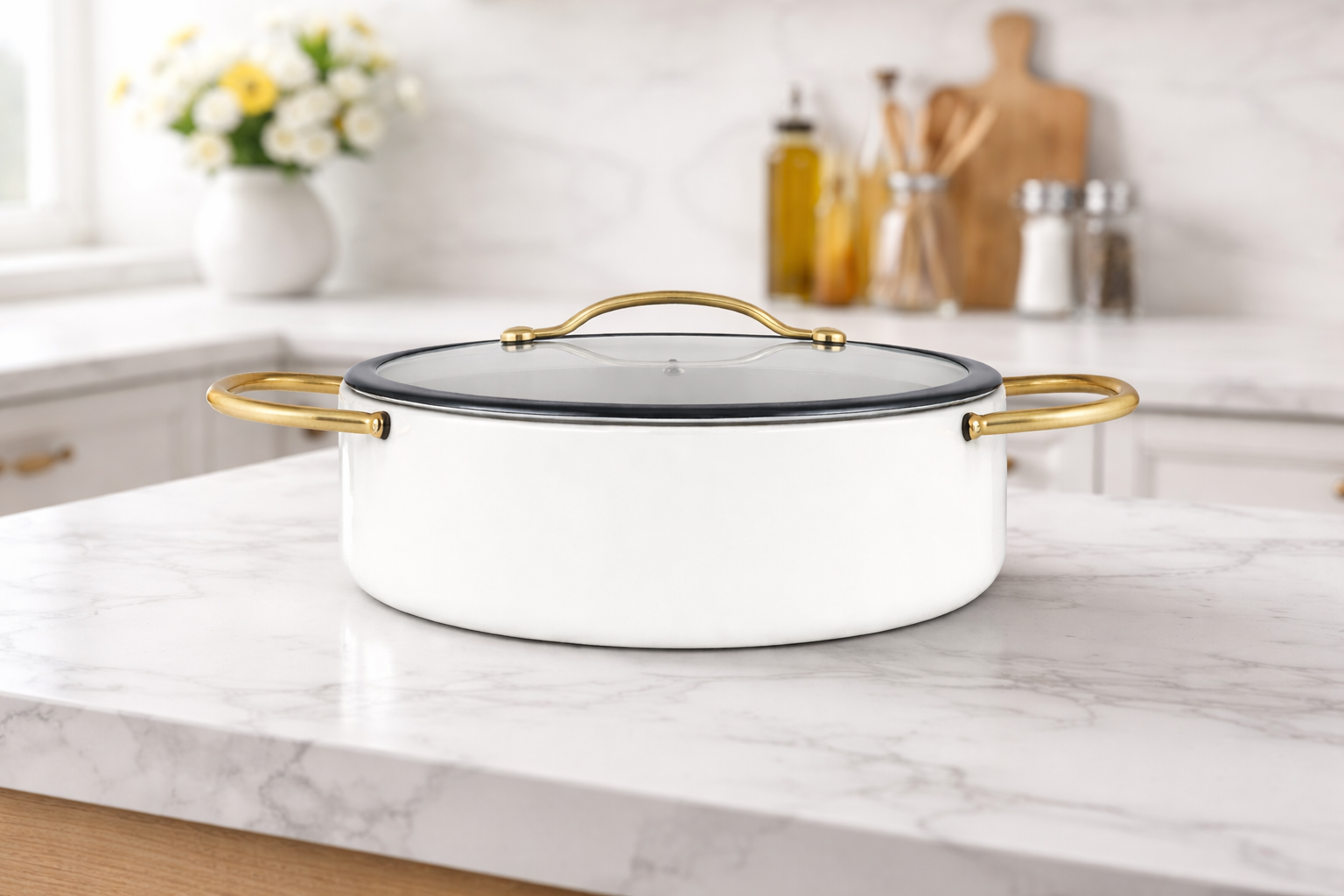 Olla de Cocina con Tapa de Cierre Hermético