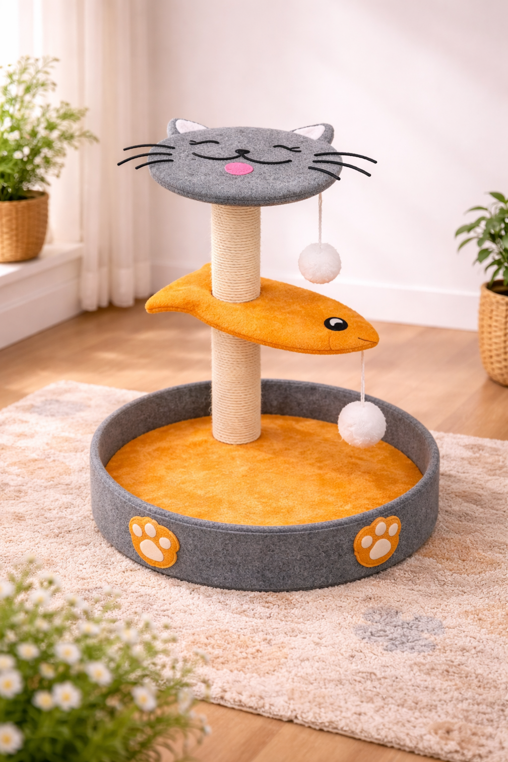 TORRE RASCADORA “HAPPY CAT PLAY”
