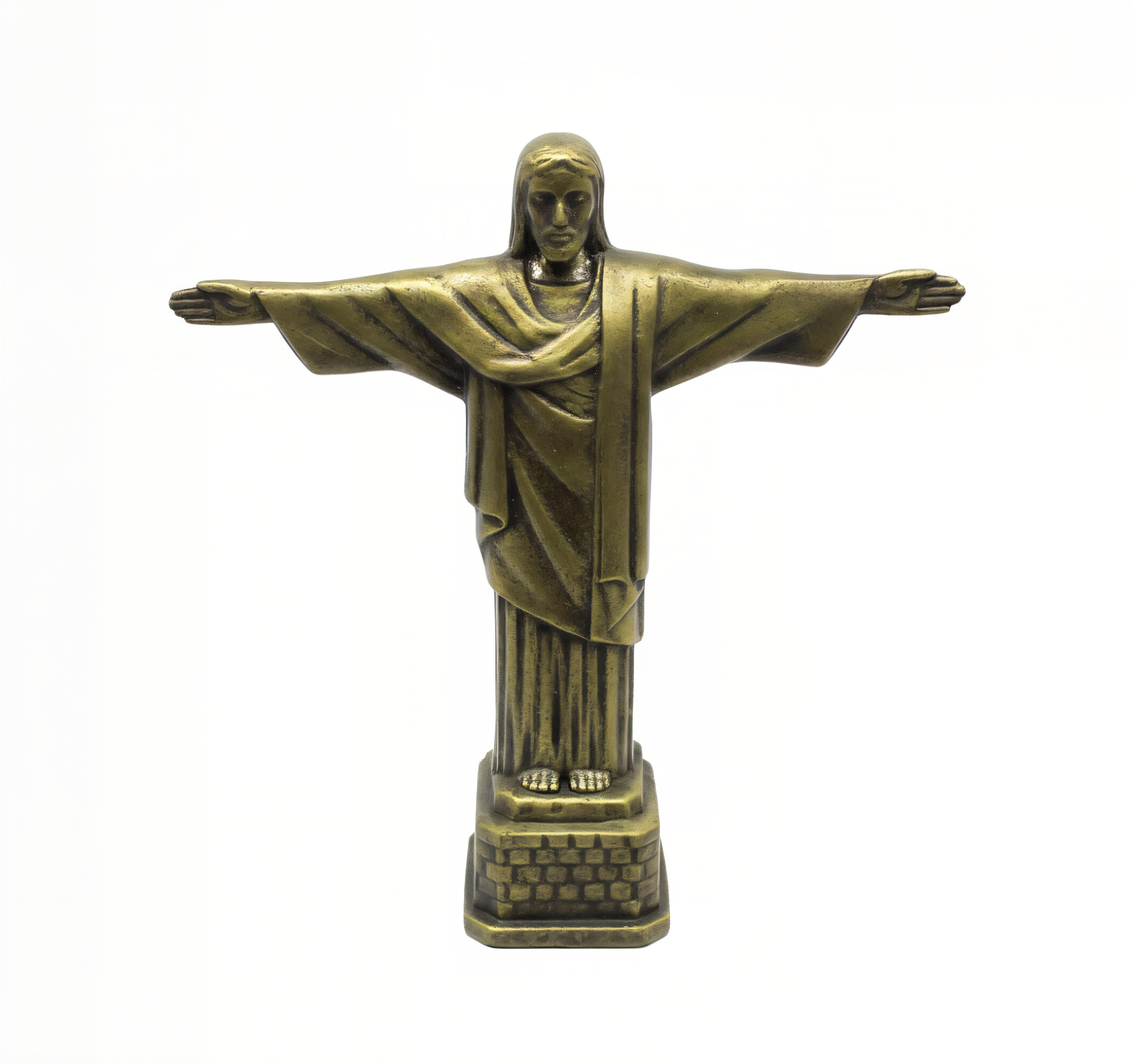 Adorno decorativo de estatua para mesa.