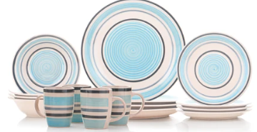 Vajilla de 16 piezas en color azul