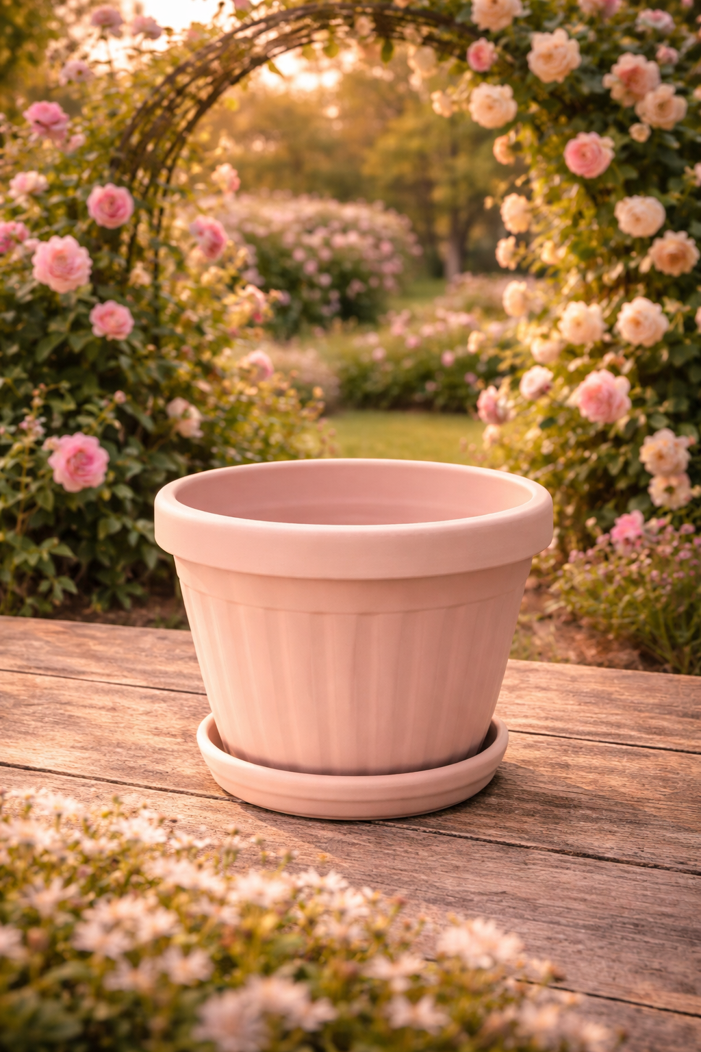 MACETA MODERNA PARA PLANTAS MEDIANAS