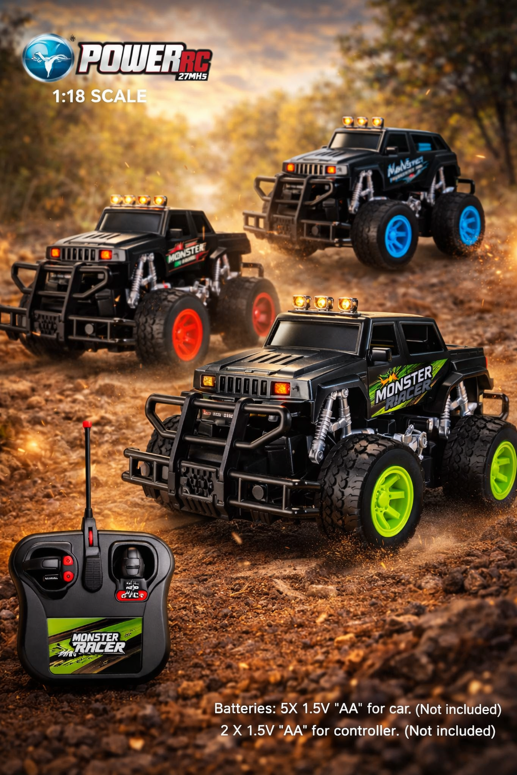 Carro RC 1:18 Cuatro Canales