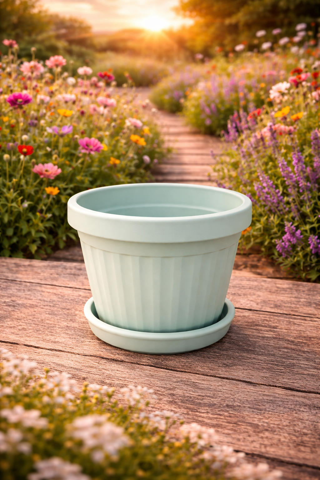 MACETA MODERNA PARA PLANTAS MEDIANAS