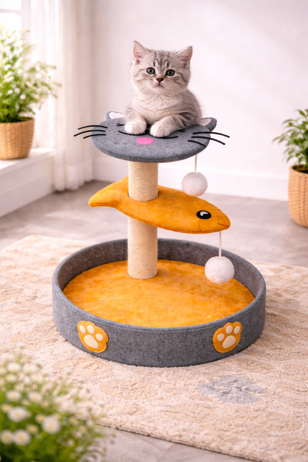 TORRE RASCADORA “HAPPY CAT PLAY”