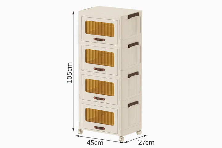 Gabinete plástico para almacenamiento