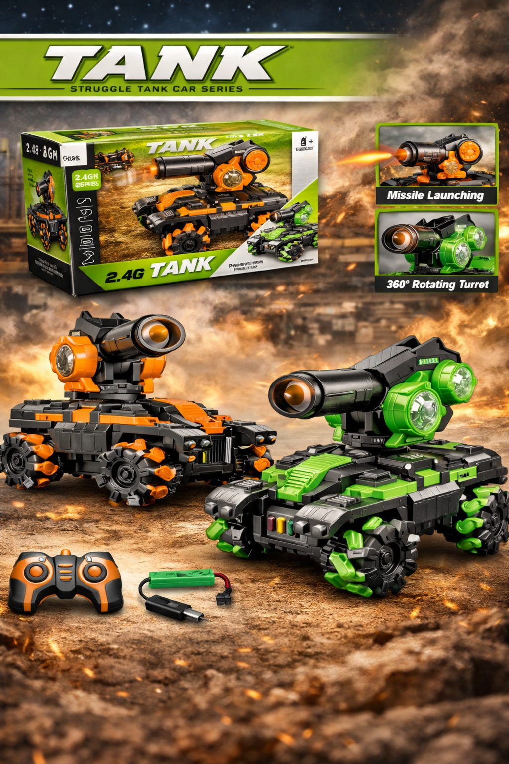 Tanque RC 2.4G