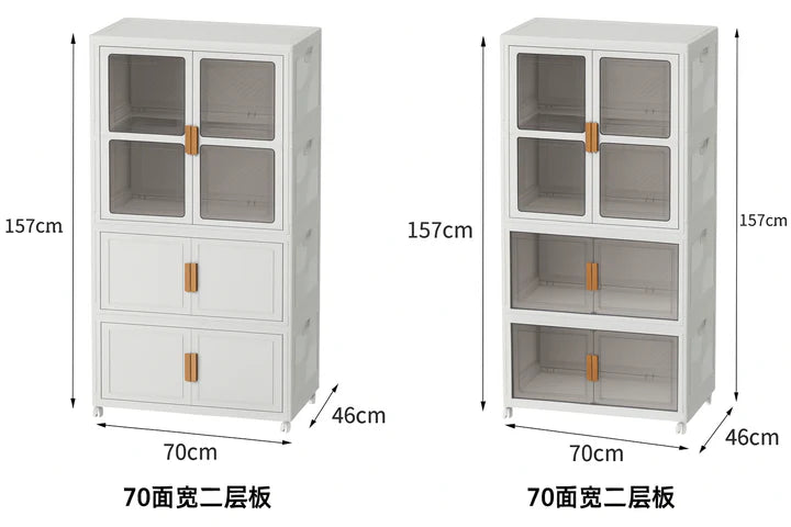 Gabinete plástico para almacenamiento