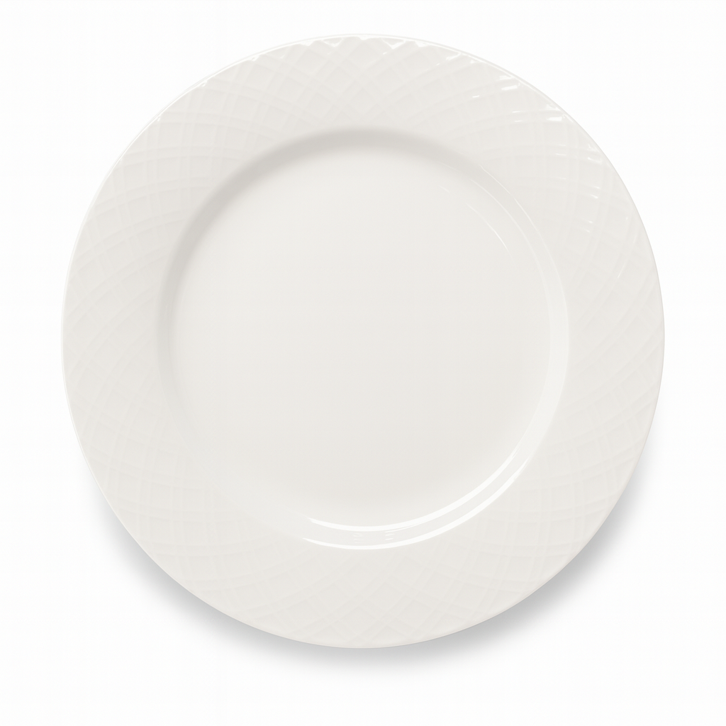 10.5" Plato plano de ceramica