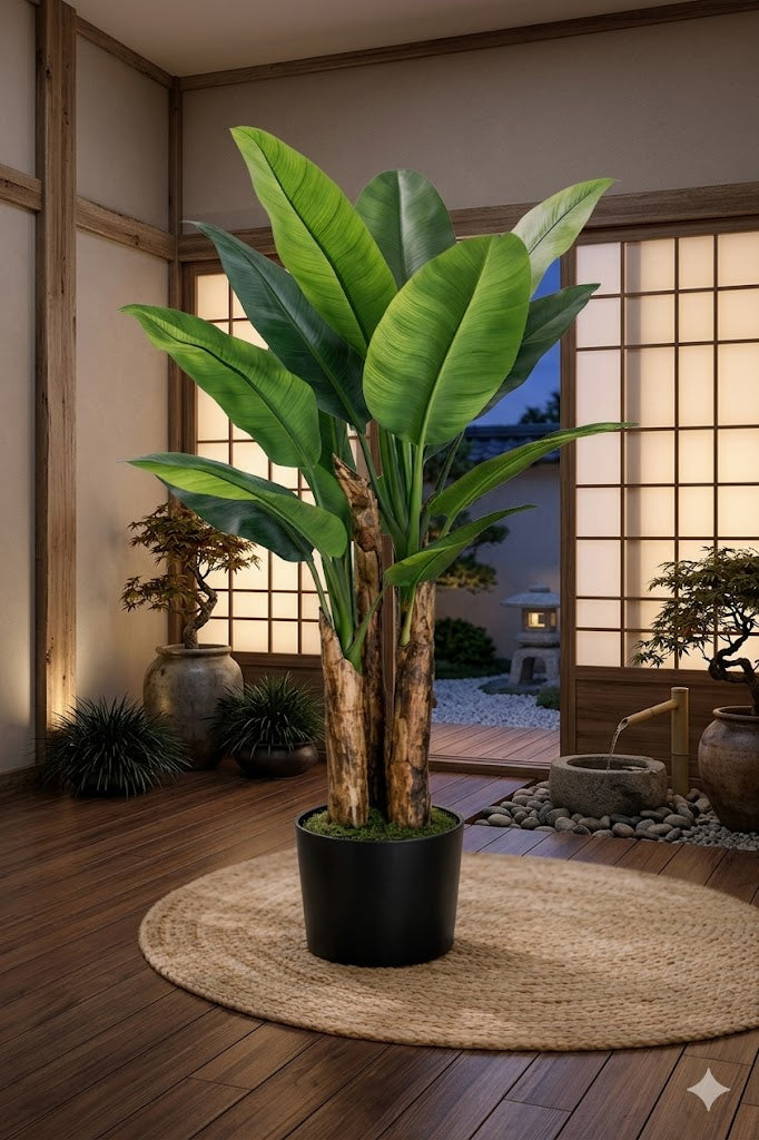PLANTA ARTIFICIAL ALTA CON MACETA