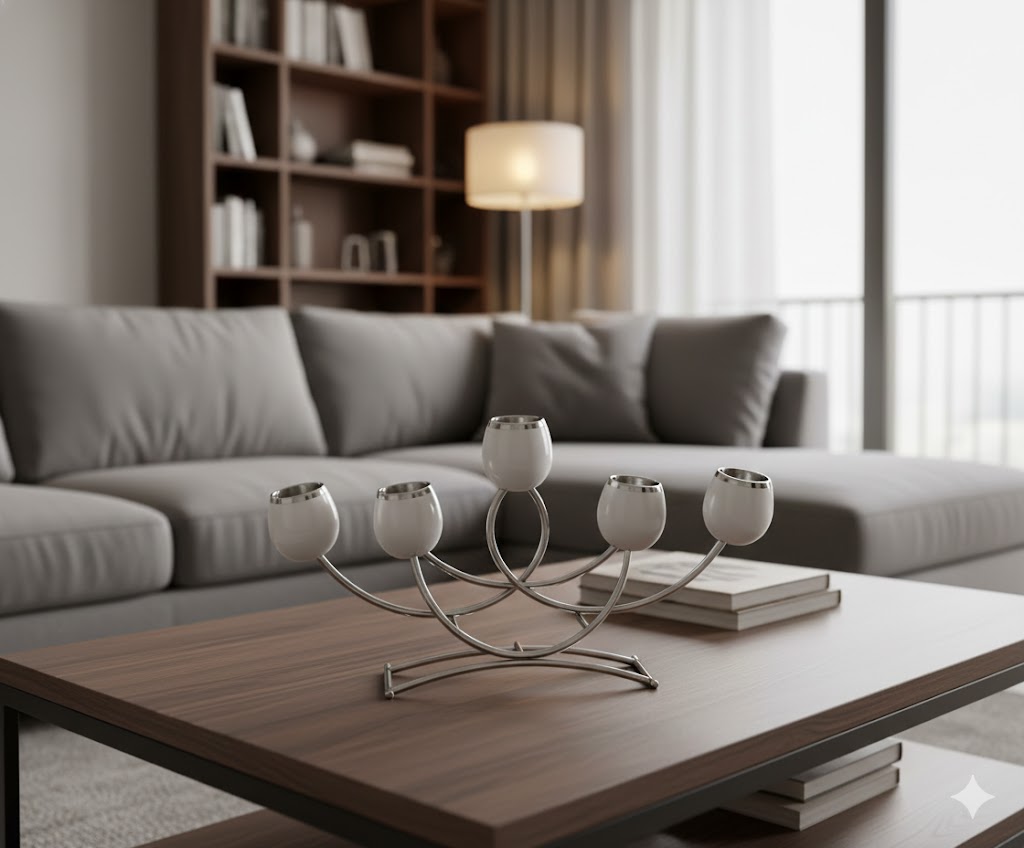 Candelabro de Metal – Elegante y Decorativo