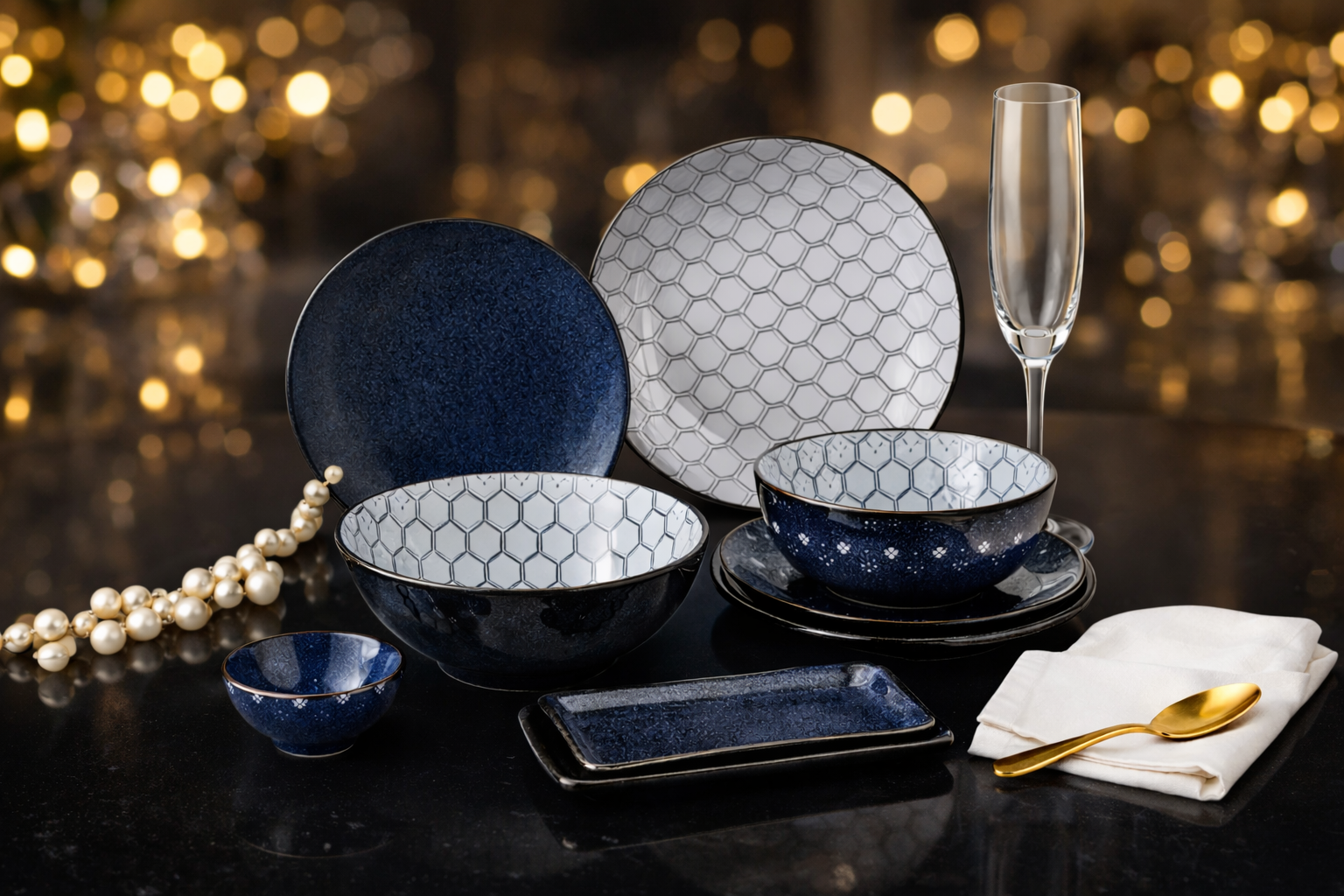 1 Juego de platos y bowls