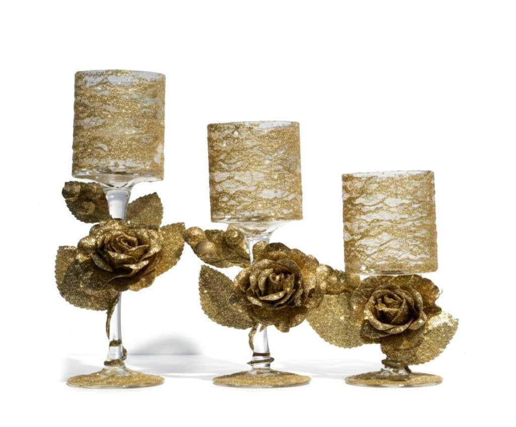 Set de Candelabros Modernos (3 piezas) - Crea Ambientes Cálidos y Elegantes