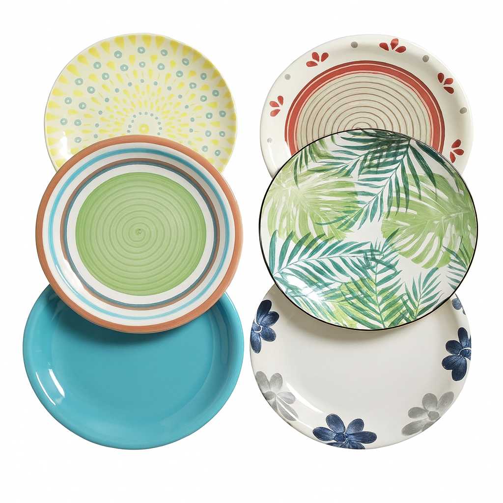 9.5" Plato de ceramica