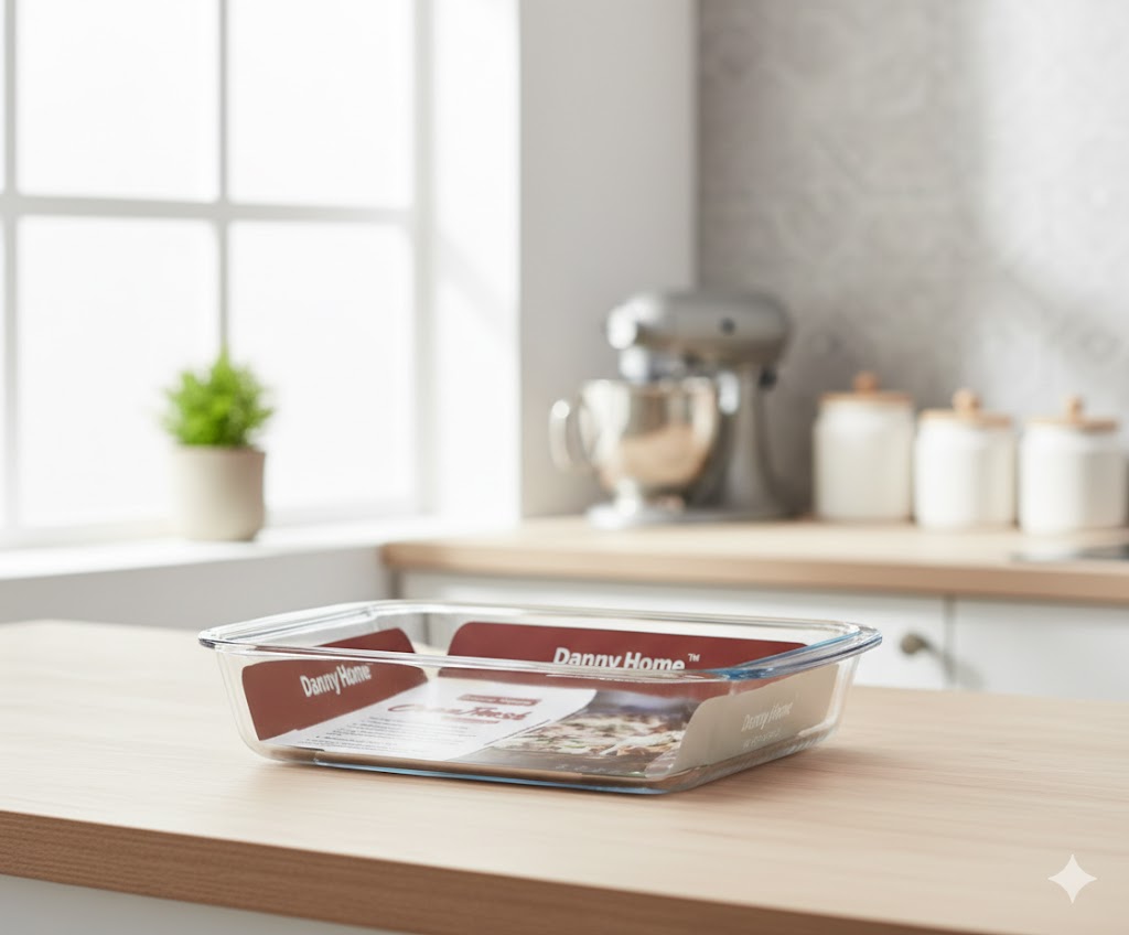 Molde de Vidrio Rectangular para Horno